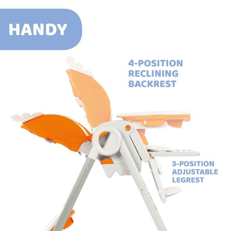 Polly2start Highchair (Fancy Chicken, Orange) image number 2